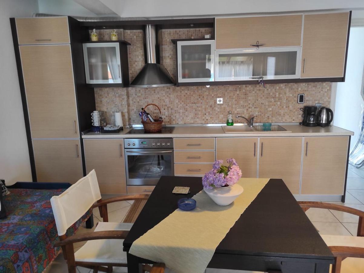 Beach Front Apartment In Pefkochori Extérieur photo